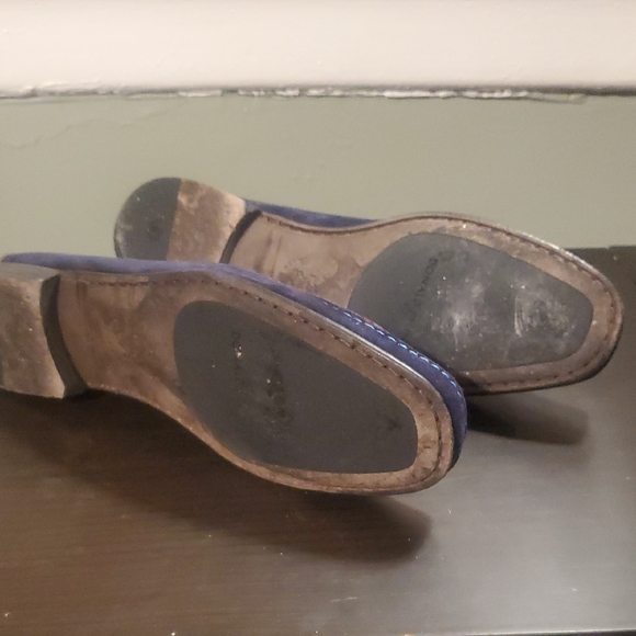 Donald J. Pliner Dark Blue Suede Loafers main image 6
